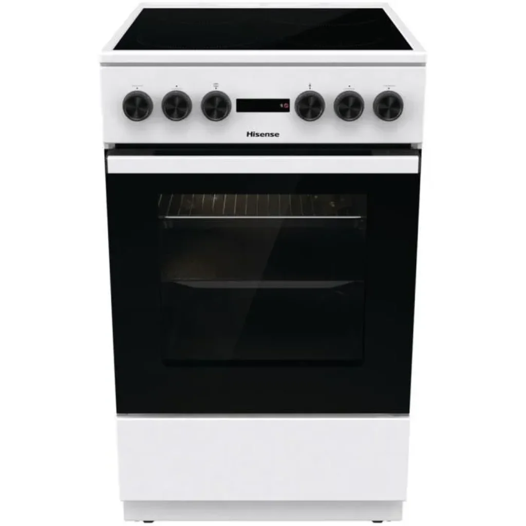 cuisiniere vitroceramique hisense hec5a10wg 4 f